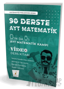 0'ın da 0'ı 90 Derste AYT Matematik Kampı Video Ders Kitabı