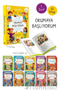 1. Sınıf Okumaya Başlıyorum ANETİL 10 Kitap