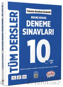 10. Sınıf Tüm Dersler Branş Branş Tamamı Çözümlü Deneme Sınavları