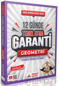 12 Günde Temel Atma Garanti Geometri Video Ders Kitabı