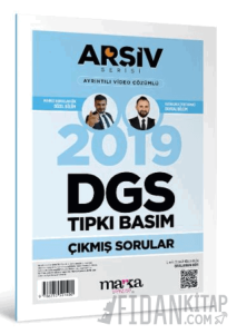 2019 DGS Arşiv Serisi Tıpkı Basım Çıkmış Sorular