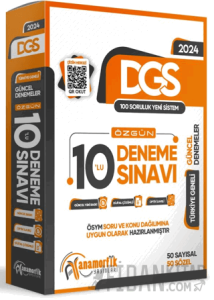 2024 DGS 10lu Paket Deneme Sınavı Özgün Yeni Nesil Türkiye Geneli Kurumsal Çözümlü