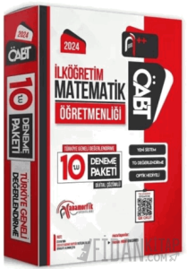 ÖABT İlköğretim Matematik Öğretmenliği Türkiye Geneli 10 Deneme Dijital Çözümlü