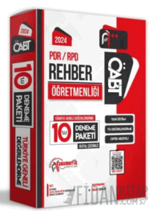 ÖABT Rehber Öğretmenliği Türkiye Geneli 10 Deneme Dijital Çözümlü