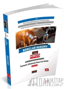 2025 HMGS Borçlar Hukuku Hazırlık Kitabı Çözümlü