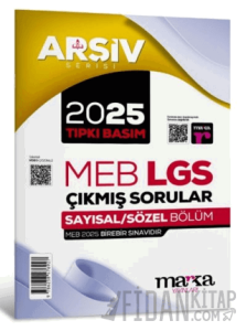 2025 LGS Arşiv Serisi Tıpkı Basım Çıkmış Sorular