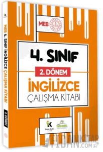 2025 MEB ÖDM İlkokul 4. Sınıf İngilizce 2. Dönem Çalışma Kitabı Alıştırmalı / Etkinlikli Soru Bankası