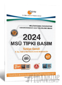 2024 MSÜ Çıkmış Sorular Tıpkı Basım