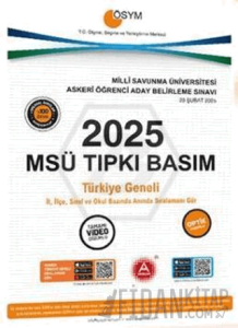 2025 MSÜ Çıkmış Sorular