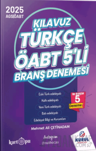 2025 Türkçe ÖABT Kılavuz 5’li Branş Denemesi