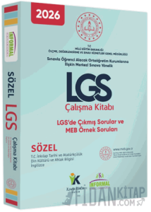2026 8.Sınıf Tarih-Din-İngilizce MEB Örnek Soruları LGS Sözel Çalışma Kitabı
