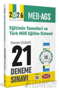 2026 AGS Eğitimin Temelleri ve Türk Milli Eğitim Sistemi Tamamı Çözümlü 21 Deneme Sınavı