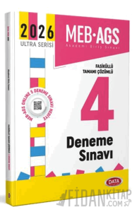 2026 AGS Fasiküllü Tamamı Çözümlü 4 Deneme Sınavı