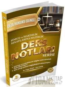 2026 HMGS Hakimlik HUKAL Ceza Hukuku Genel Hükümler Ders Notları