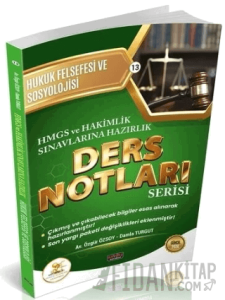 2026 HMGS Hakimlik HUKAL Hukuk Felsefesi ve Sosyolojisi Ders Notları