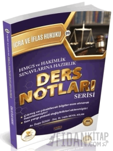 2026 HMGS Hakimlik HUKAL İcra ve İflas Hukuku Ders Notları