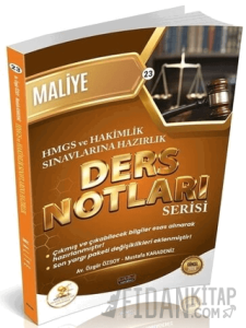 2026 HMGS Hakimlik HUKAL Maliye Ders Notları