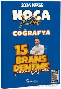 2026 KPSS Coğrafya 15 Deneme Çözümlü