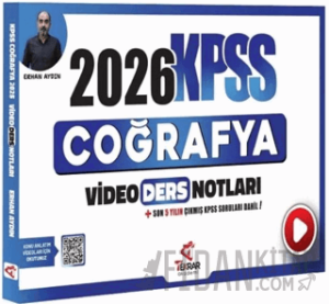 2026 KPSS Coğrafya Video Ders Notları