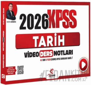 2026 KPSS Tarih Video Ders Notları