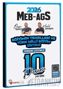 2026 MEB-AGS Eğitimin Temelleri ve Türk Milli Eğitim Sistemi 10 Deneme Çözümlü
