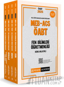 2026 MEB AGS ÖABT Fen Bilimleri Öğretmenliği Konu Anlatımlı Modüler Set (4 Kitap)