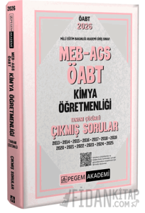 2026 MEB AGS ÖABT Kimya Öğretmenliği Tamamı Çözümlü Çıkmış Sorular