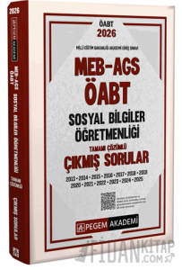 2026 MEB AGS ÖABT Sosyal Bilgiler Öğretmenliği Tamamı Çözümlü Çıkmış Sorular