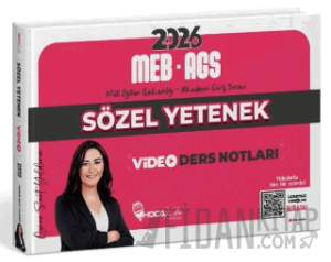 2026 MEB-AGS Sözel Yetenek Video Ders Notları