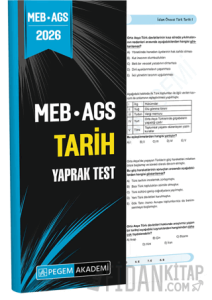 2026 MEB AGS Tarih Yaprak Test