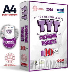 2026 ÖSYM YKS-TYT MEBİ OGM Deneme Paketi Güncel 10lu Fasikül SET (Online Seri Deneme Paketi)