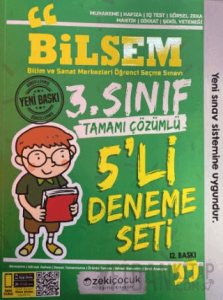 3. Sınıf Bilsem 5'li Deneme Seti
