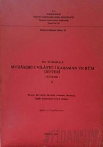 387 Numaralı Muhasebe-i Vilayet-i Karaman ve Rum Defteri (937/1530) - 1