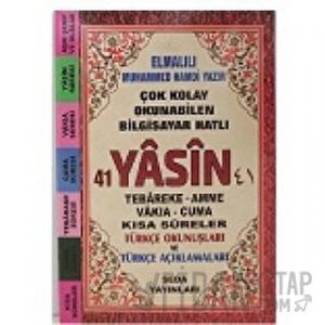 41 Yasin Tebareke - Amme - Vakıa - Cuma ve Kısa Sureler Çanta Boy (Kod:174)