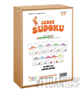 4x4 Eğitici ve Eğlenceli 10 Adet Çerez Sudoku Set