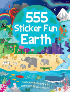 555 Sticker Fun - Earth (Ciltli)