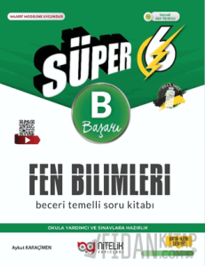 6. Sınıf Süper Fen Bilimleri Beceri Temelli Soru Kitabı (B)