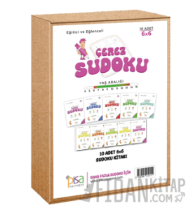 6X6 Eğitici ve Eğlenceli 10 Adet Çerez Sudoku Set