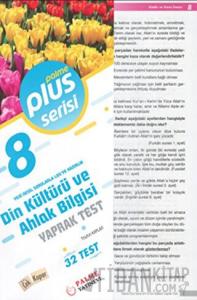 8. Sınıf Plus Serisi Din Kültürü ve Ahlak Bilgisi Yaprak Test