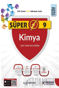 9. Sınıf Süper Kimya Yeni Nesil Soru Kitabı