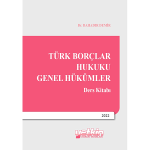 Türk Borçlar Hukuku Genel Hükümler