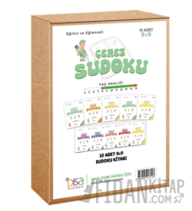 9x9 Eğitici ve Eğlenceli 10 Adet Çerez Sudoku Set