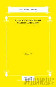 American Journal of Mathematics, 1895