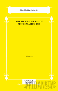 American Journal of Mathematics, 1901