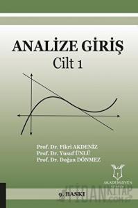 Analize Giriş Cilt 1