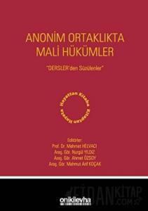 Anonim Ortaklıkta Mali Hükümler (Ciltli)