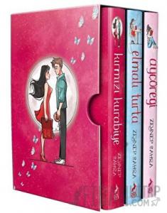 Ayçöreği - Elmalı Turta - Kırmızı Kurabiye Seti - 3 Kitap Takım (Ciltli)