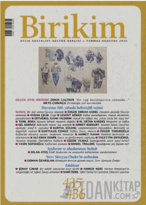 Birikim Aylık Sosyalist Kültür Dergisi Sayı: 435-436 Temmuz/ Ağustos 2025