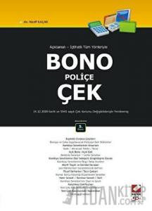 Bono - Poliçe - Çek (Ciltli)