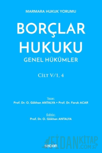 Borçlar Hukuku Genel Hükümler (Ciltli)